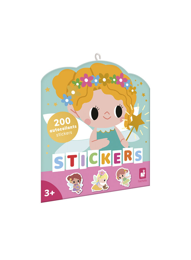 Janod - 9195 Stickervel met 200 stickers - Sprookjes