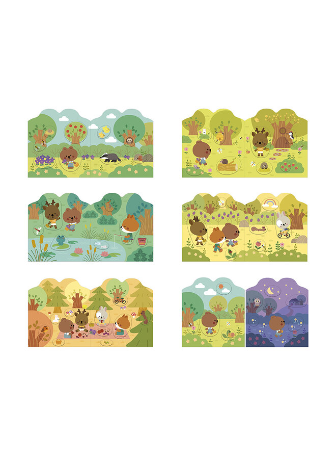 Janod - 9200 Stickerboek - Het bos