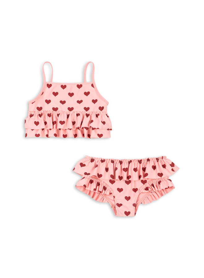 Manuca frill bikini – Amour pink