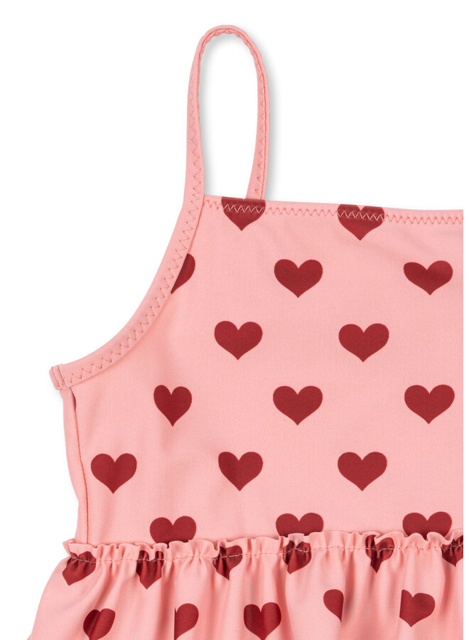 Konges Sløjd - Manuca frill swimsuit – Amour pink
