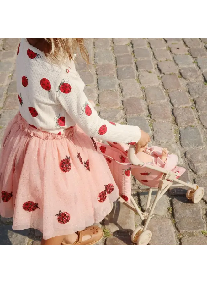 Konges Sløjd - Yvonne ladybug skirt - Ladybug sequin