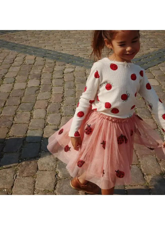 Konges Sløjd - Yvonne ladybug skirt - Ladybug sequin