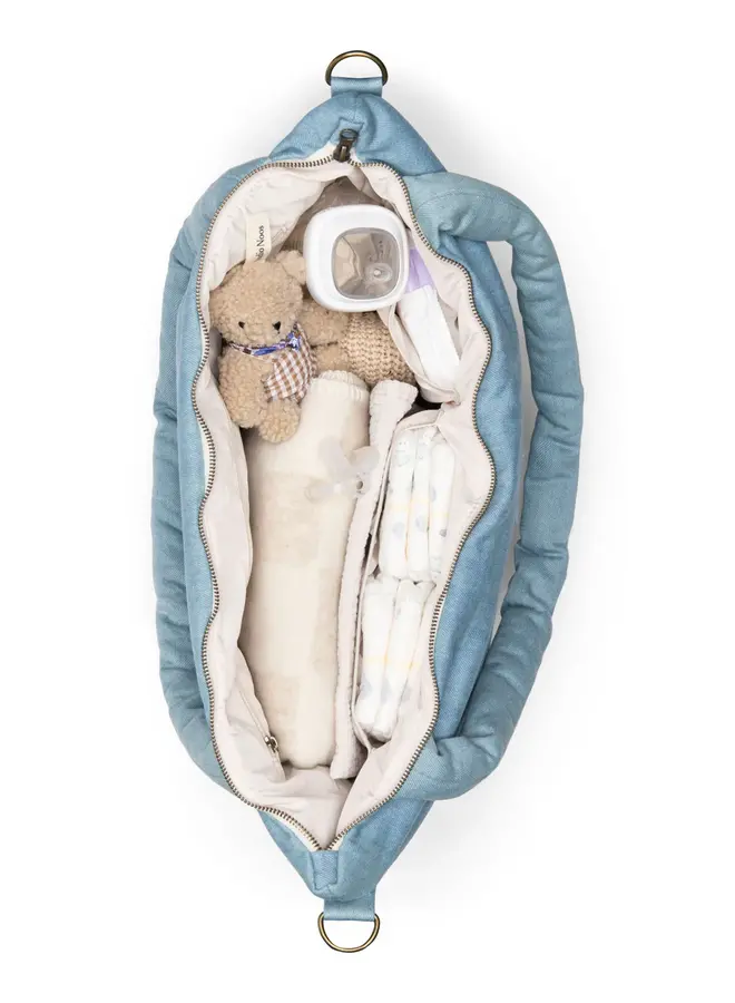 Studio Noos - Denim solid diaper bag