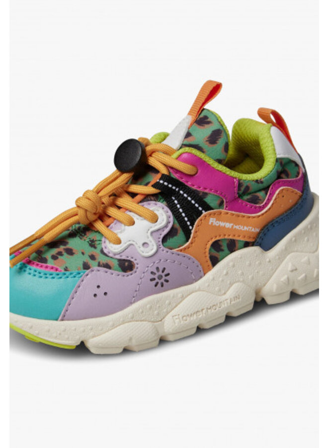 Flower Mountain - Yamano 3 junior – Green bottle/Rasberry/Orange