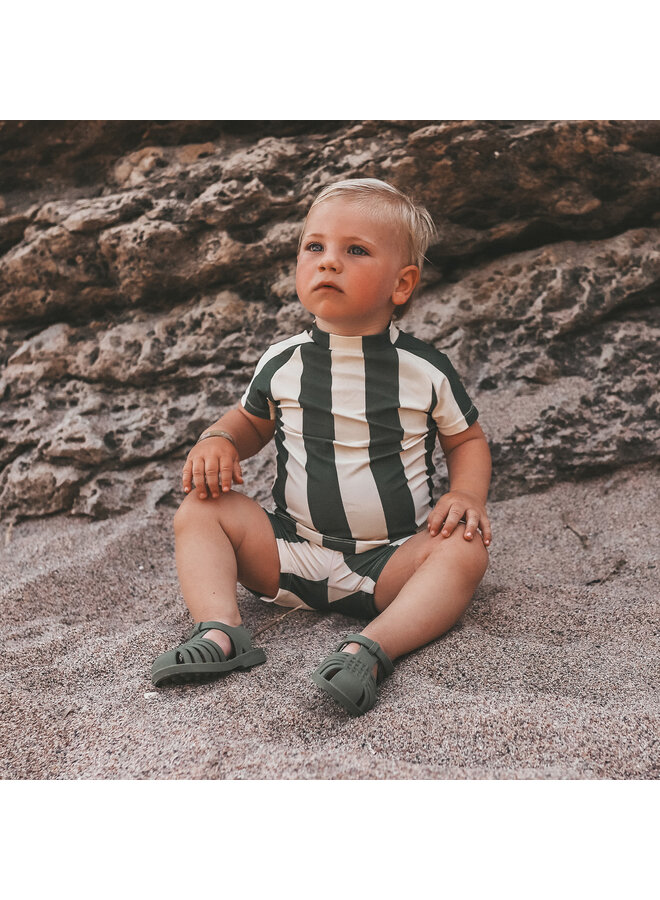 Salted Stories - Swim tee – Wide stripe