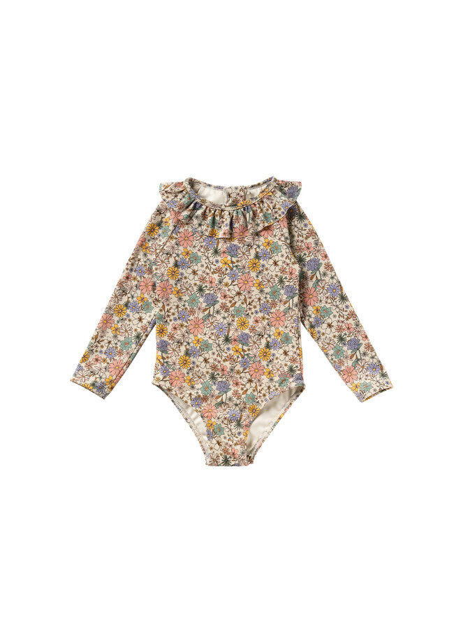 Bodysuit – Sparkly fleurs