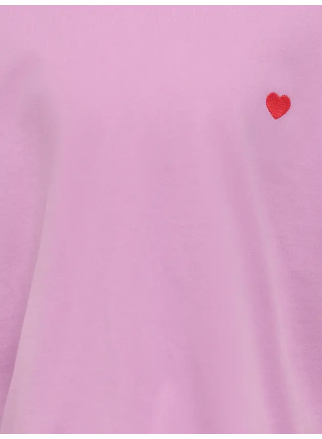 Kids Only - Maiken cropheart short sleeve top – African violet