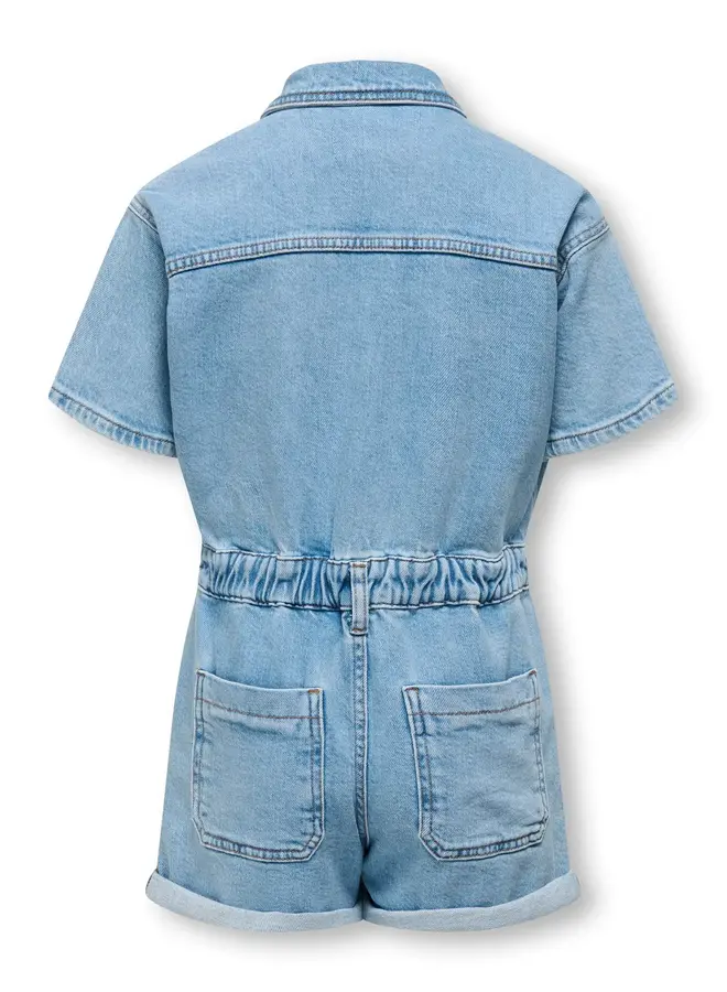 Kids Only - Castel playsuit denim – Medium blue denim