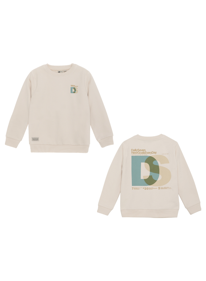 Sweater backprint DS - Sandshell
