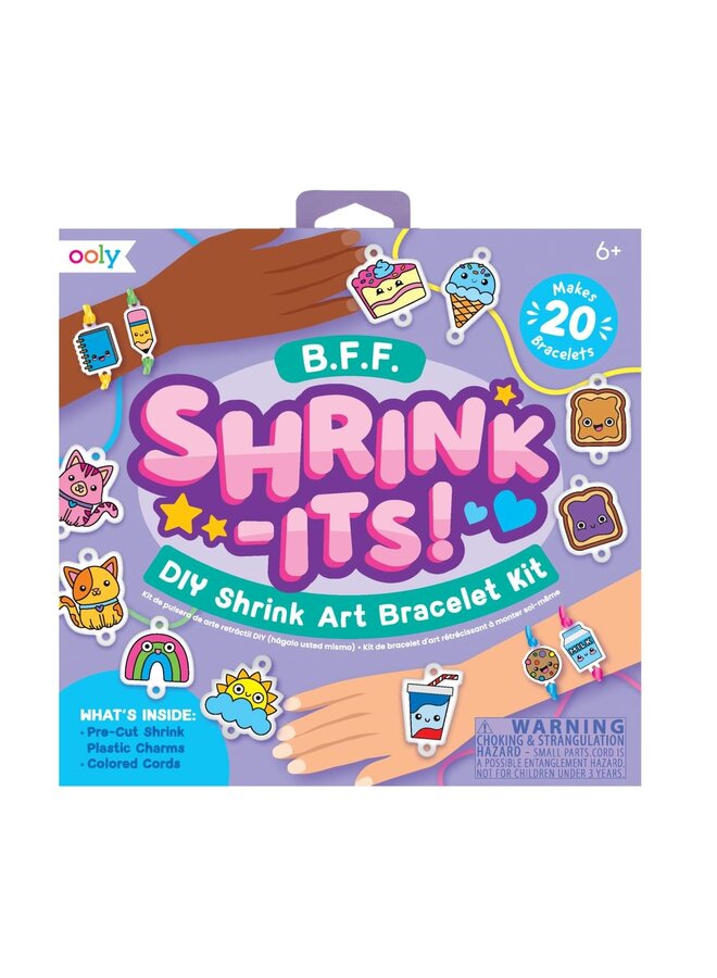 Ooly - Shrink-Its! D.I.Y. shrink art bracelets kit - B.F.F.