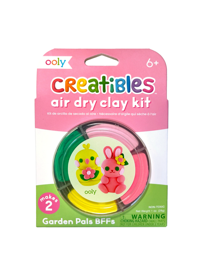 Ooly - Creatibles air dry clay BFFs kit - Garden pals
