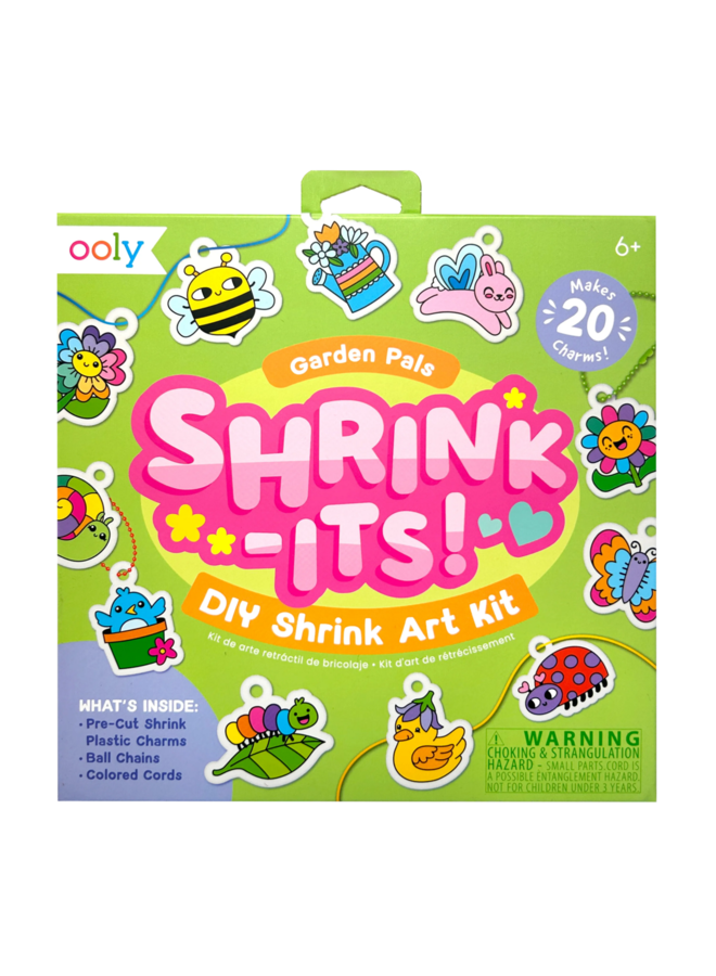 Shrink-Its! D.I.Y. shrink art kit - Garden Pals