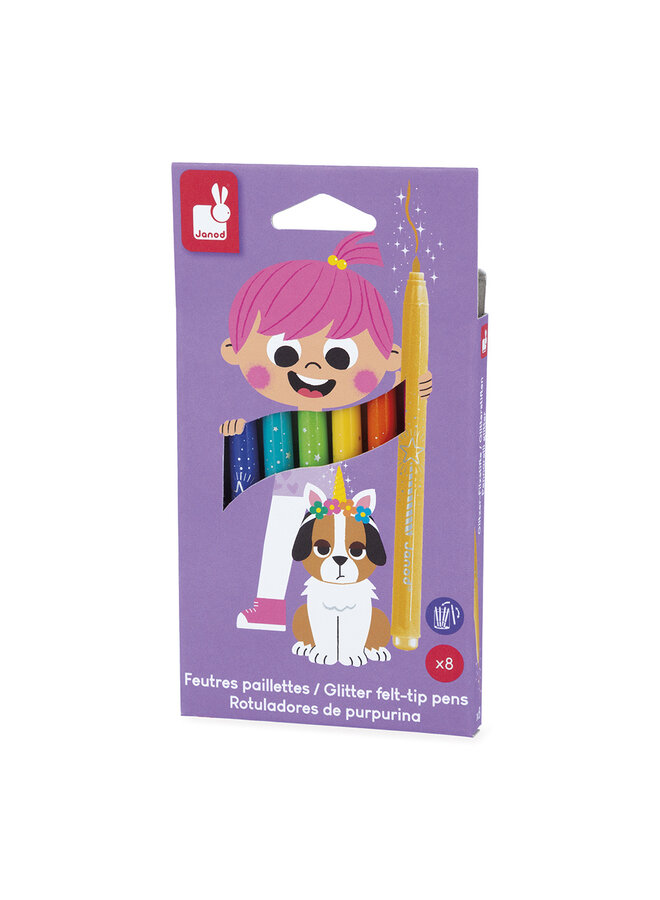 Janod - Colo – Viltstift met glitter