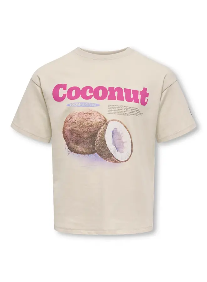Phoebe life ss loose top – Pumice stone coconut