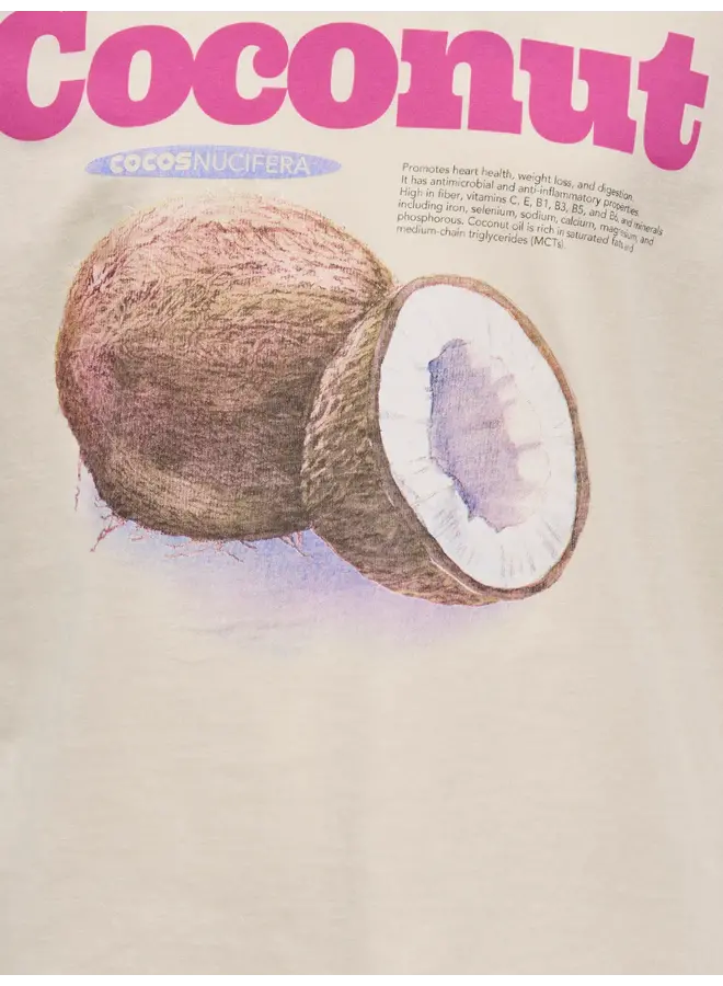 Kids Only - Phoebe life ss loose top – Pumice stone coconut