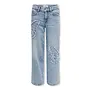 Kids Only - Jenna butterfly wide jeans – Light blue denim