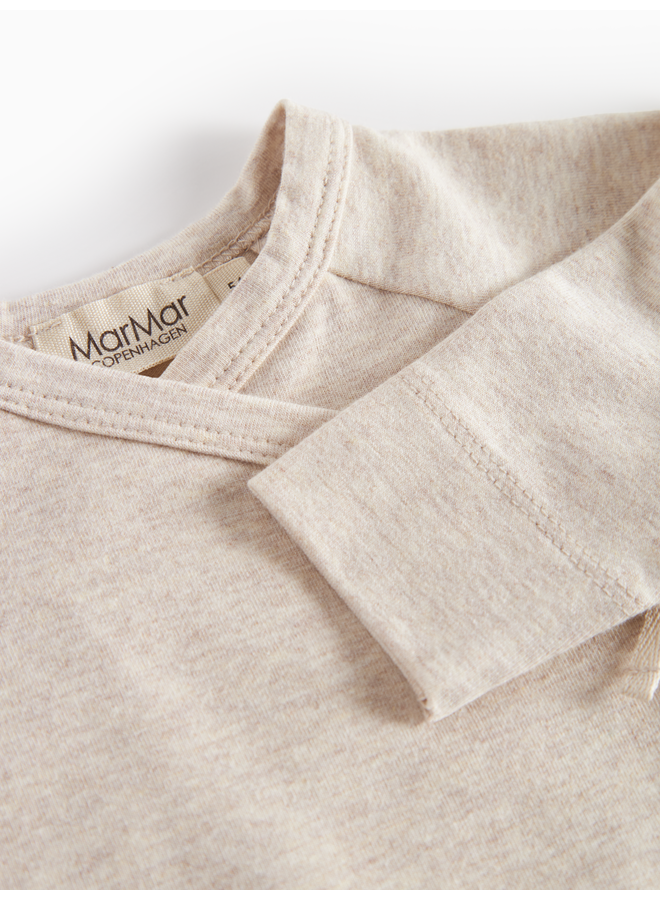 MarMar Copenhagen - Tut Wrap LS – Light beige melange