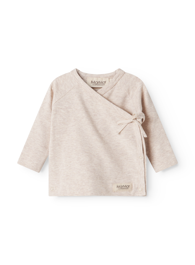 MarMar Copenhagen - Tut Wrap LS – Light beige melange