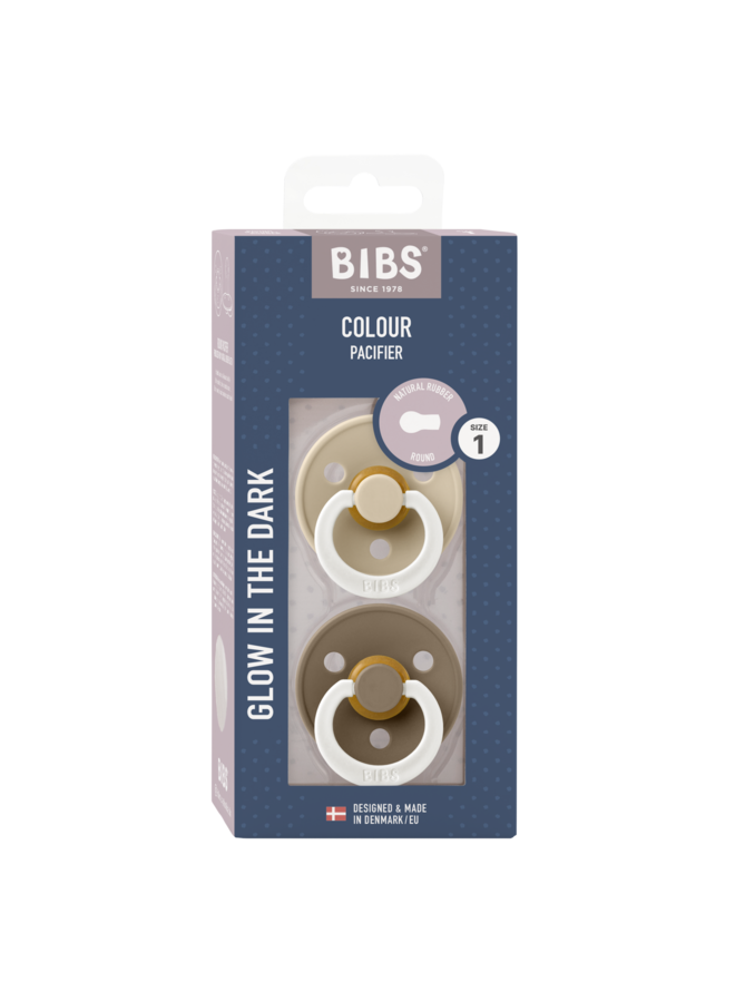 Bibs - Colour 2 pack – Vanilla night/Dark oak night – Maat 2