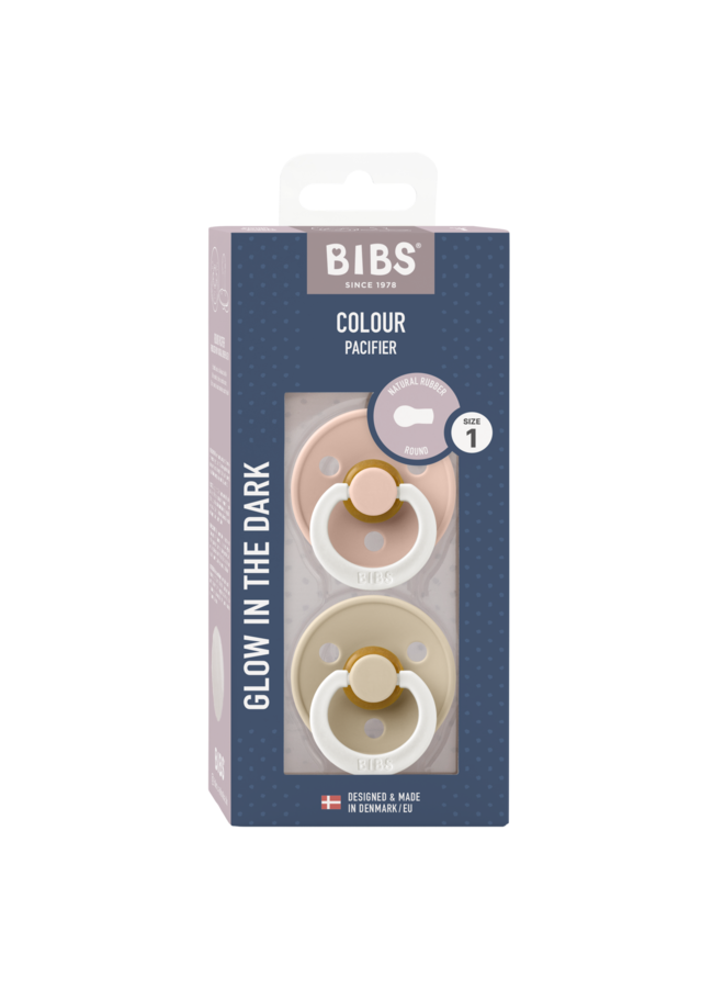 Bibs - Colour 2 pack – Blush night/Vanilla night – Maat 2