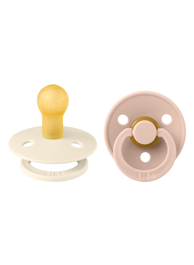 Bibs - Colour 2 pack – Ivory/Blush – Maat 2