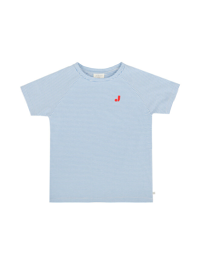 Jenest - Nurture t-shirt - Grape blue stripe