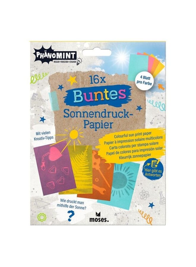 Moses - 30365 – Phänomint zonnepapier A5 gekleurd