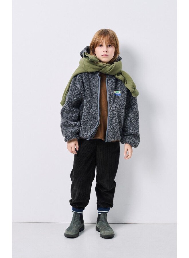 American Vintage - Hoktown hooded jacket – Charcoal melange