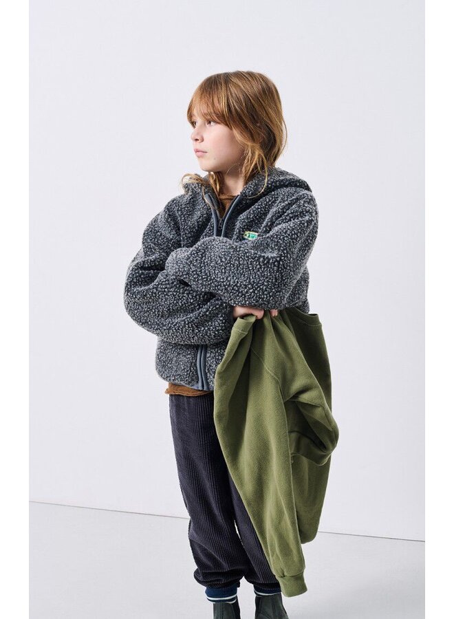 American Vintage - Hoktown hooded jacket – Charcoal melange