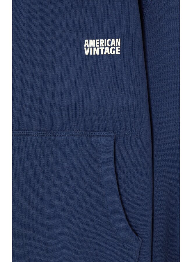 American Vintage - Izubird sweats hood – Vintage navy
