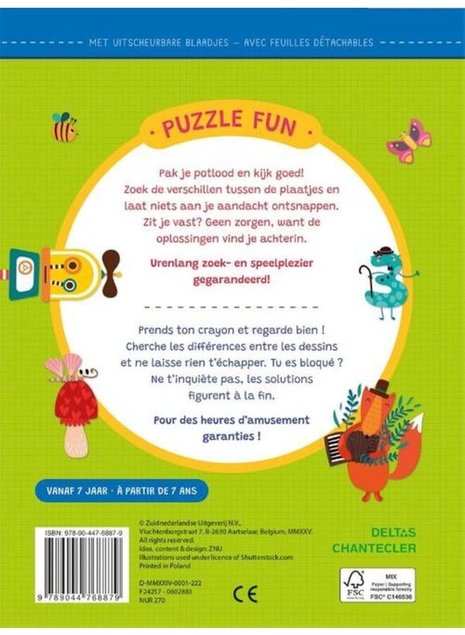 Deltas - Puzzle fun - Zoek de verschillen
