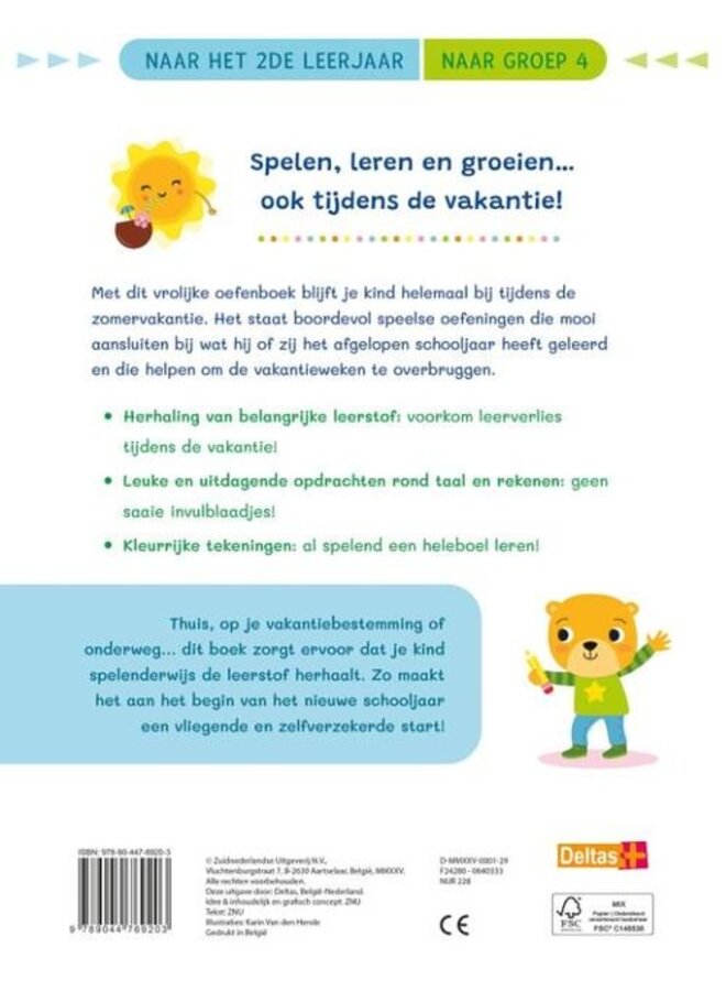 Deltas - Vakantie oefenpret - Leuke herhalingsoefeningen taal en rekenen (naar groep 4)