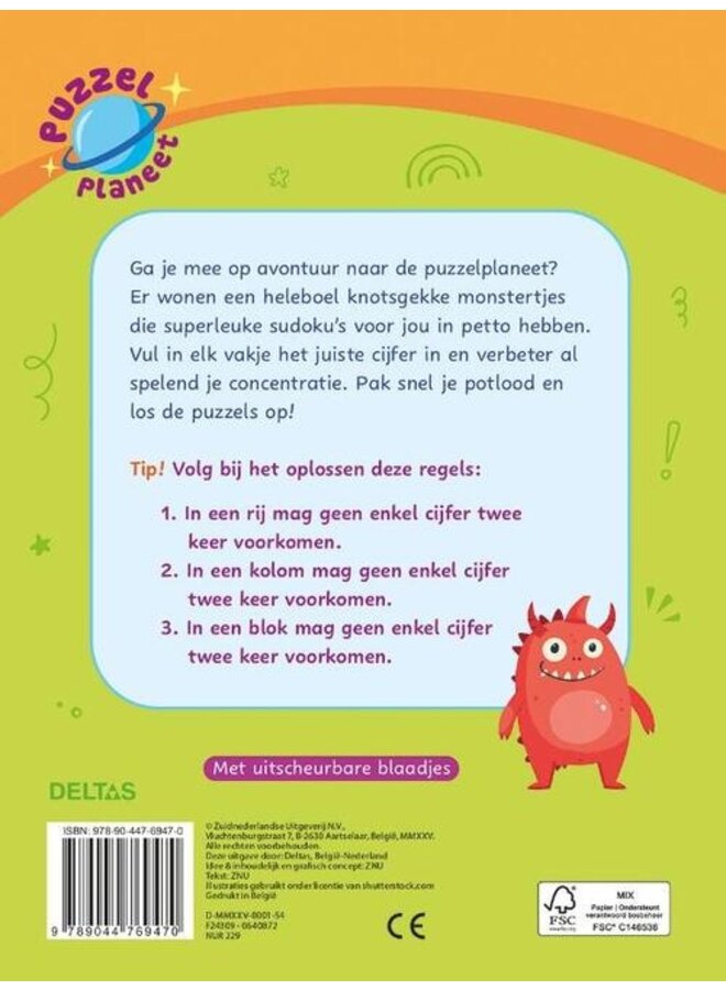 Deltas - Puzzelplaneet - Superleuke sudoku's (7-9 j.)