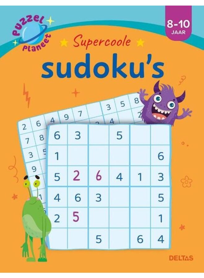 Deltas - Puzzelplaneet - Supercoole sudoku's (8-10 j.)