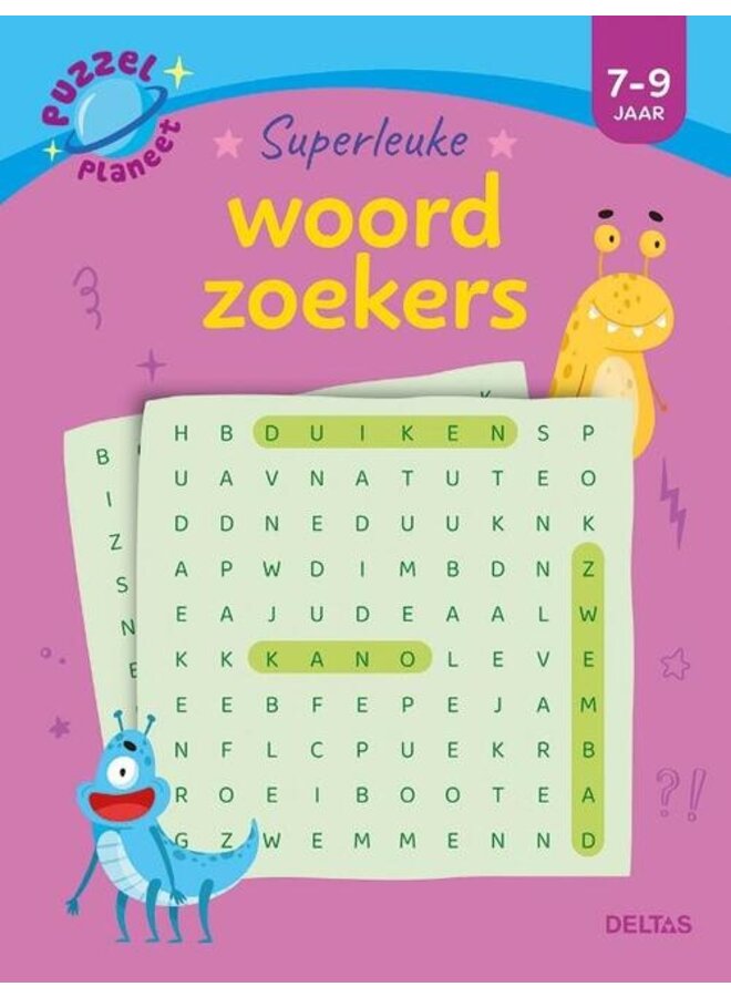 Deltas - Puzzelplaneet - Superleuke woordzoekers (7-9 j.)