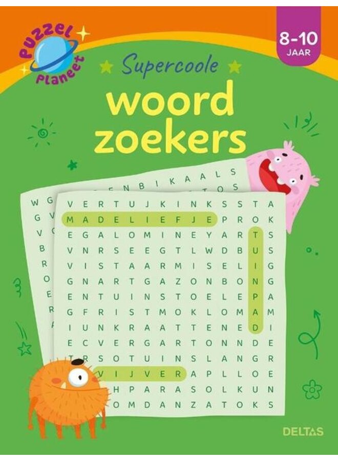 Deltas - Puzzelplaneet - Supercoole woordzoekers (8-10 j.)