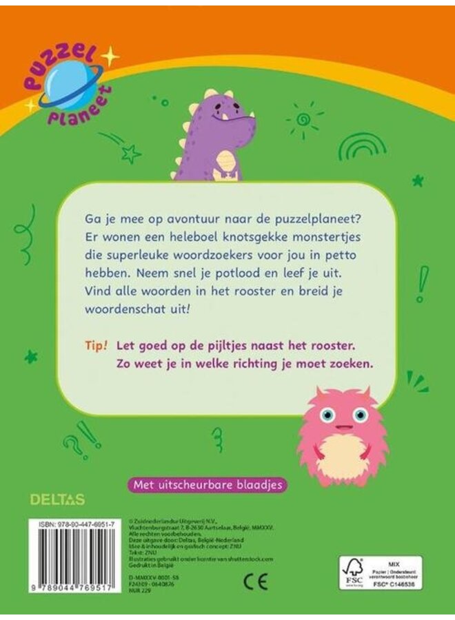 Deltas - Puzzelplaneet - Supercoole woordzoekers (8-10 j.)