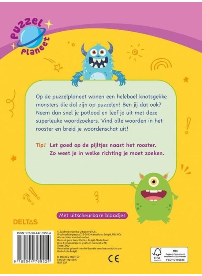 Deltas - Puzzelplaneet - Megacoole woordzoekers (9-11 j.)