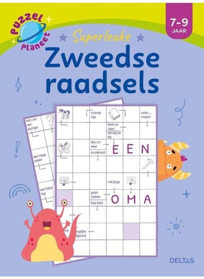 Deltas - Puzzelplaneet - Superleuke zweedse raadsels (7-9 j.)