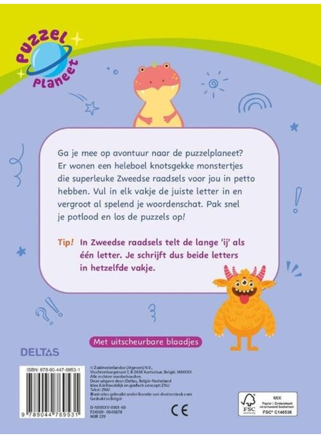 Deltas - Puzzelplaneet - Superleuke zweedse raadsels (7-9 j.)