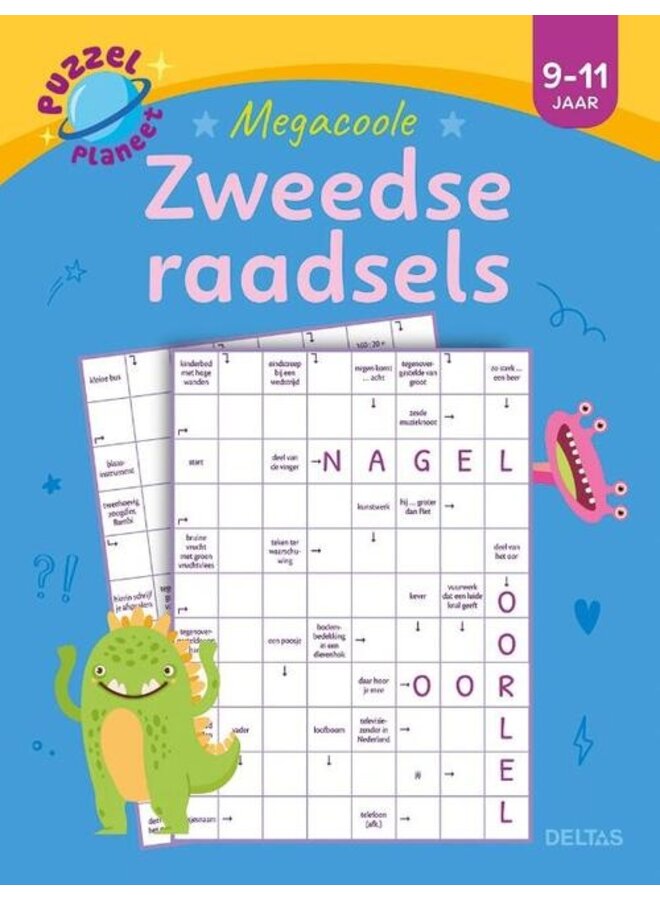 Deltas - Puzzelplaneet – Megacoole zweedse raadsels (9-11 j.)