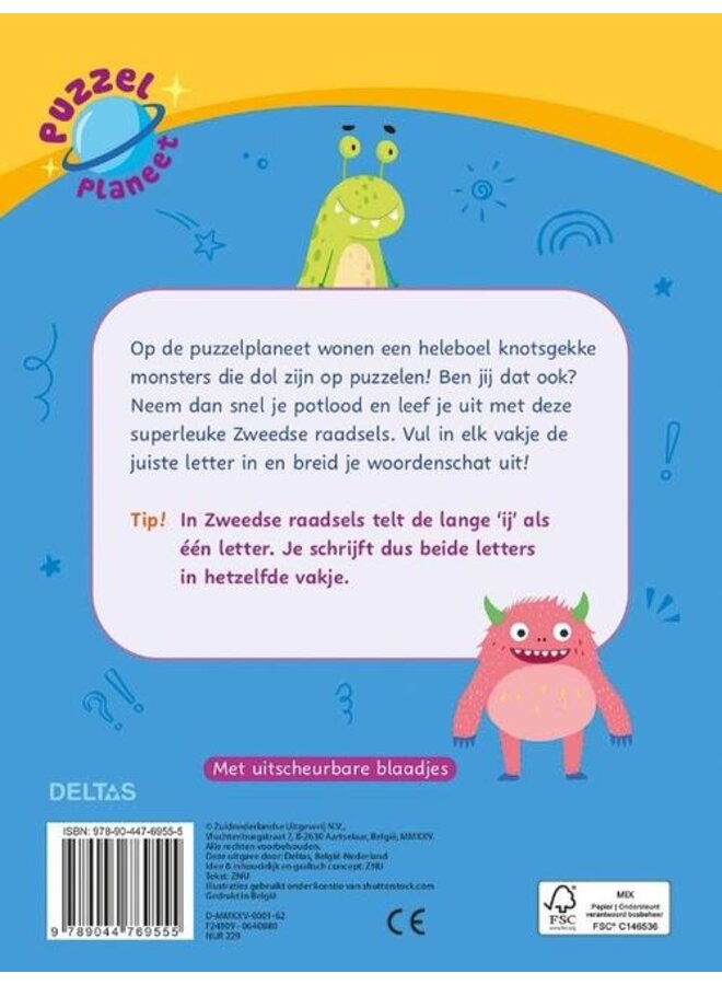 Deltas - Puzzelplaneet – Megacoole zweedse raadsels (9-11 j.)