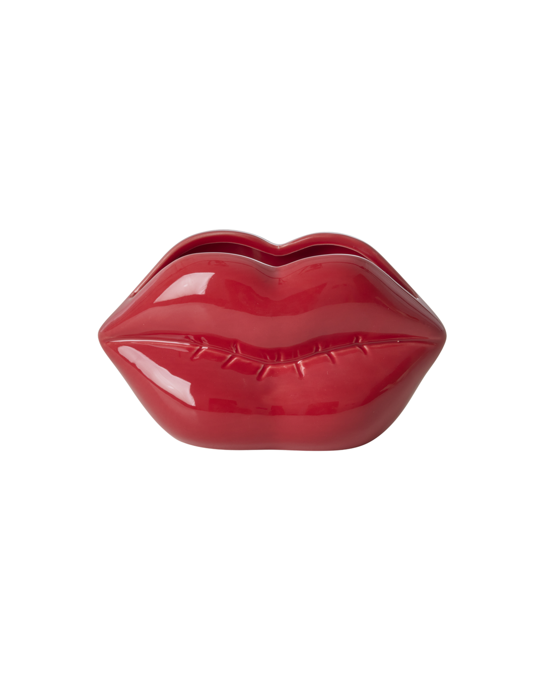 rice - Lippen vaas keramiek – Rood