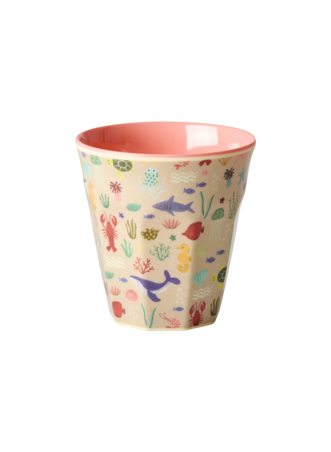 rice - Kinderbeker klein – Koraal oceaan print