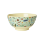rice - Medium melamine kom – Zachtgroen sports print