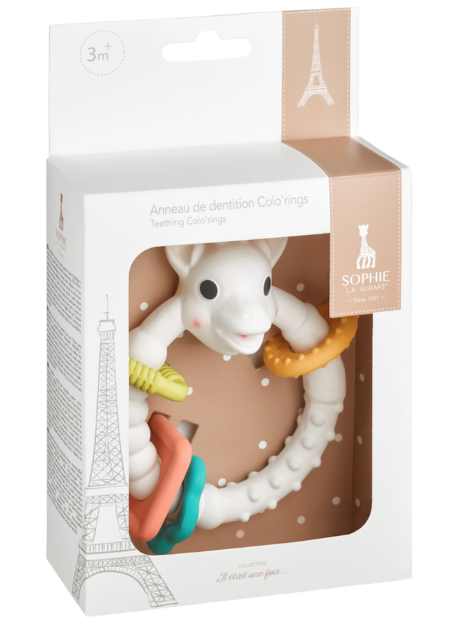 Sophie de Giraf - Colo'rings in witte geschenkdoos