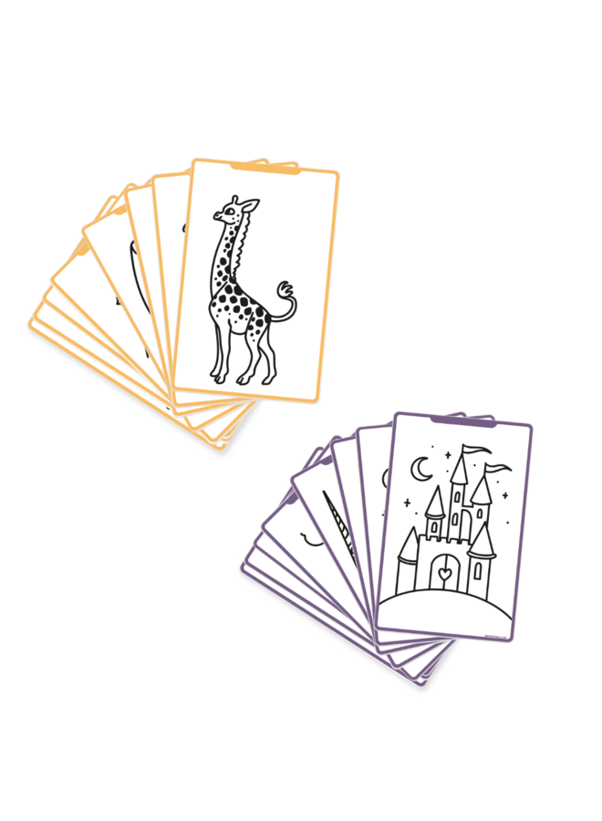 Kidywolf - Refill Kidydraw-Mini - Er was eens & Dieren