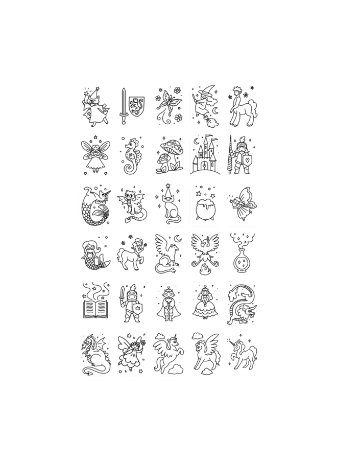 Kidywolf - Refill Kidydraw-Mini - Er was eens & Dieren