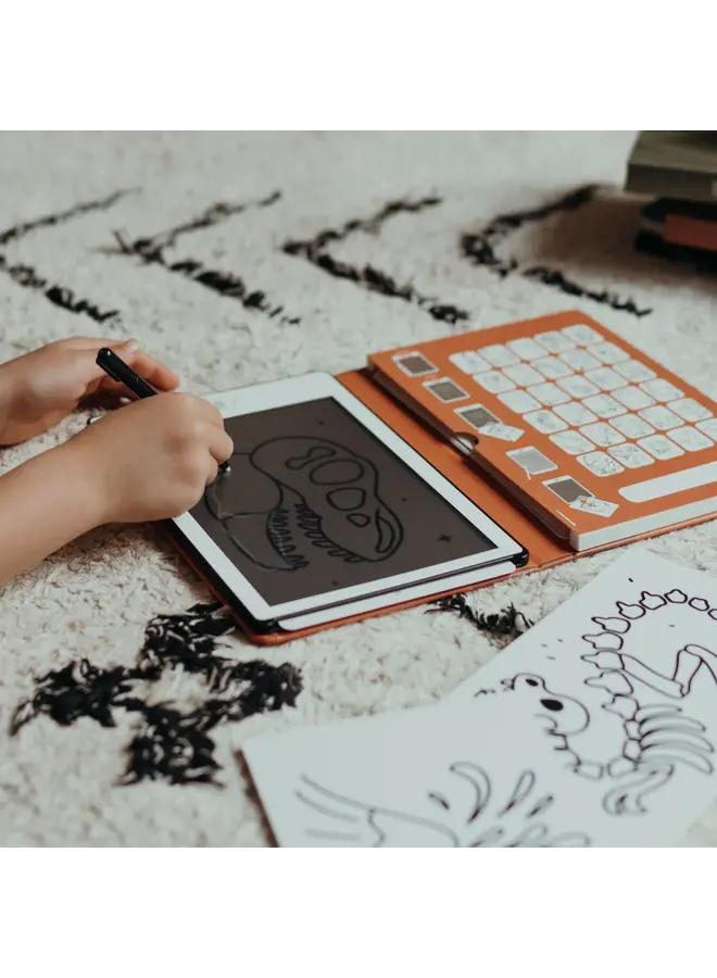 Kidywolf - Refill Kidydraw-Mini - Dinosaurs & Galaxy