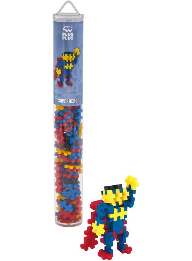 Plus Plus - Tube – Superheld (100 stukjes)